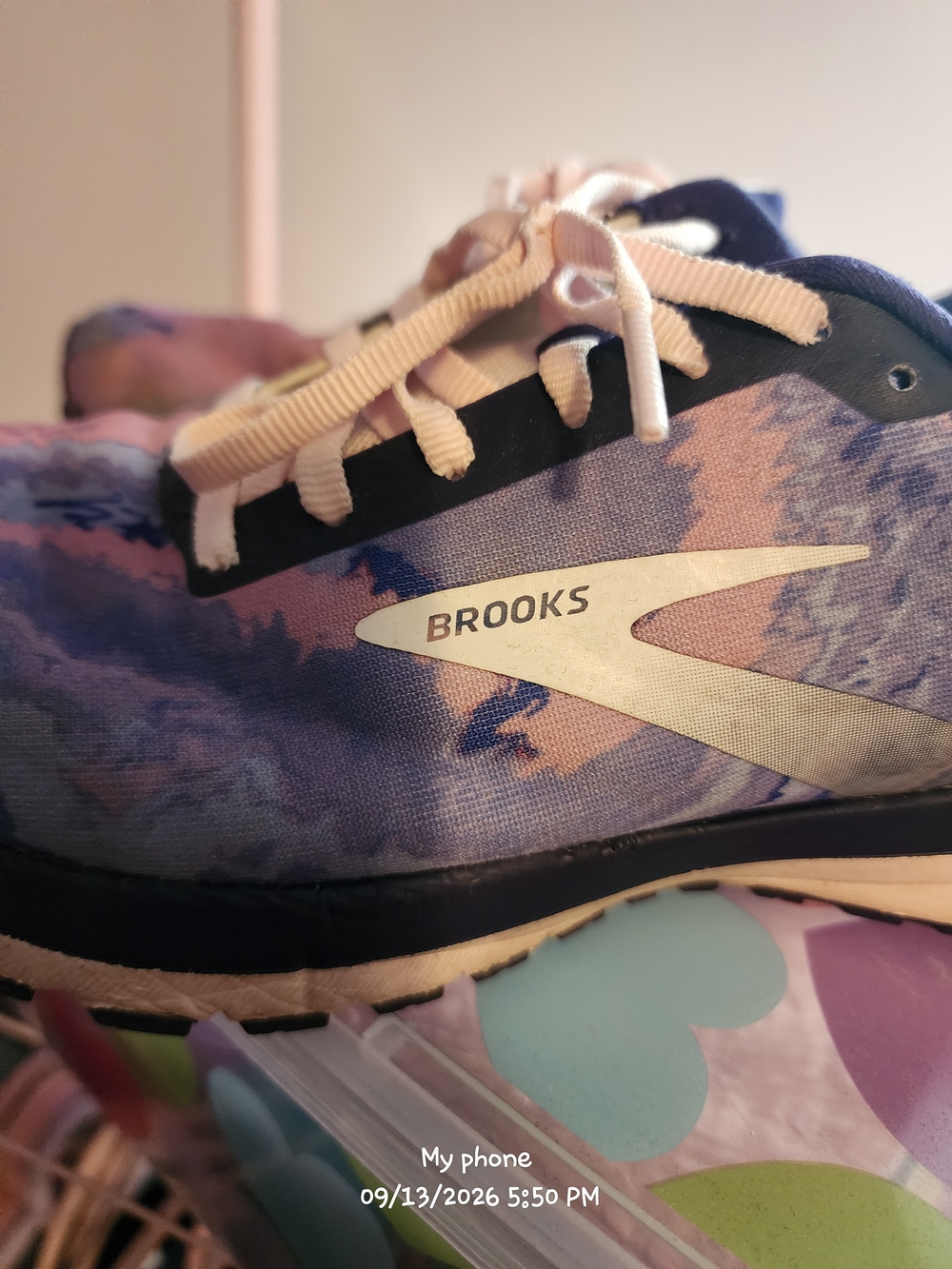 Brooks Purple and Pink Running Shoes